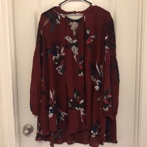 Free people floral tunic